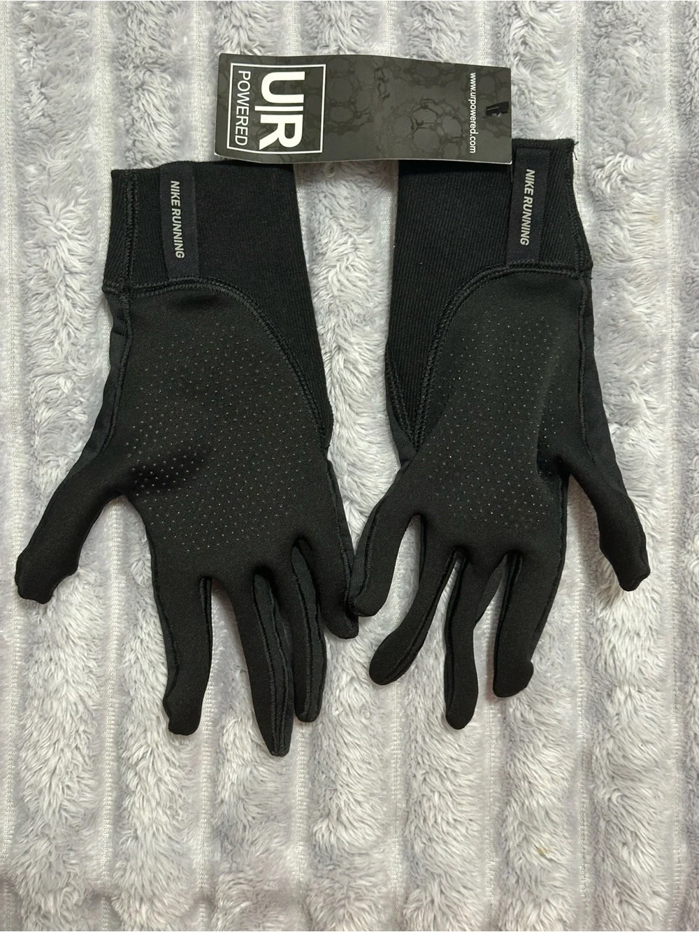 Nike Black Men's Lightweight Training Gloves with White Swoosh
